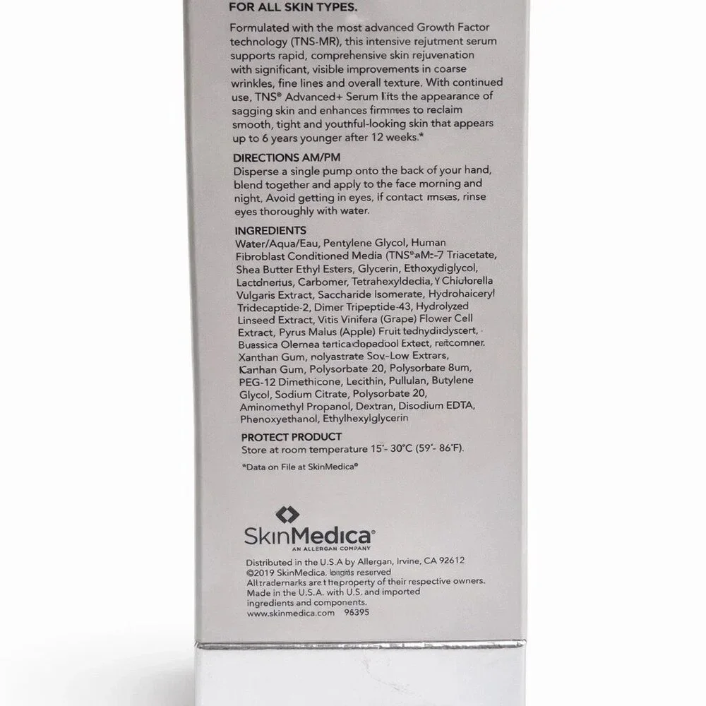 SkinMedica TNS Advanced Serum, 1 oz Exp 2027, New Sealed- FreeShipping